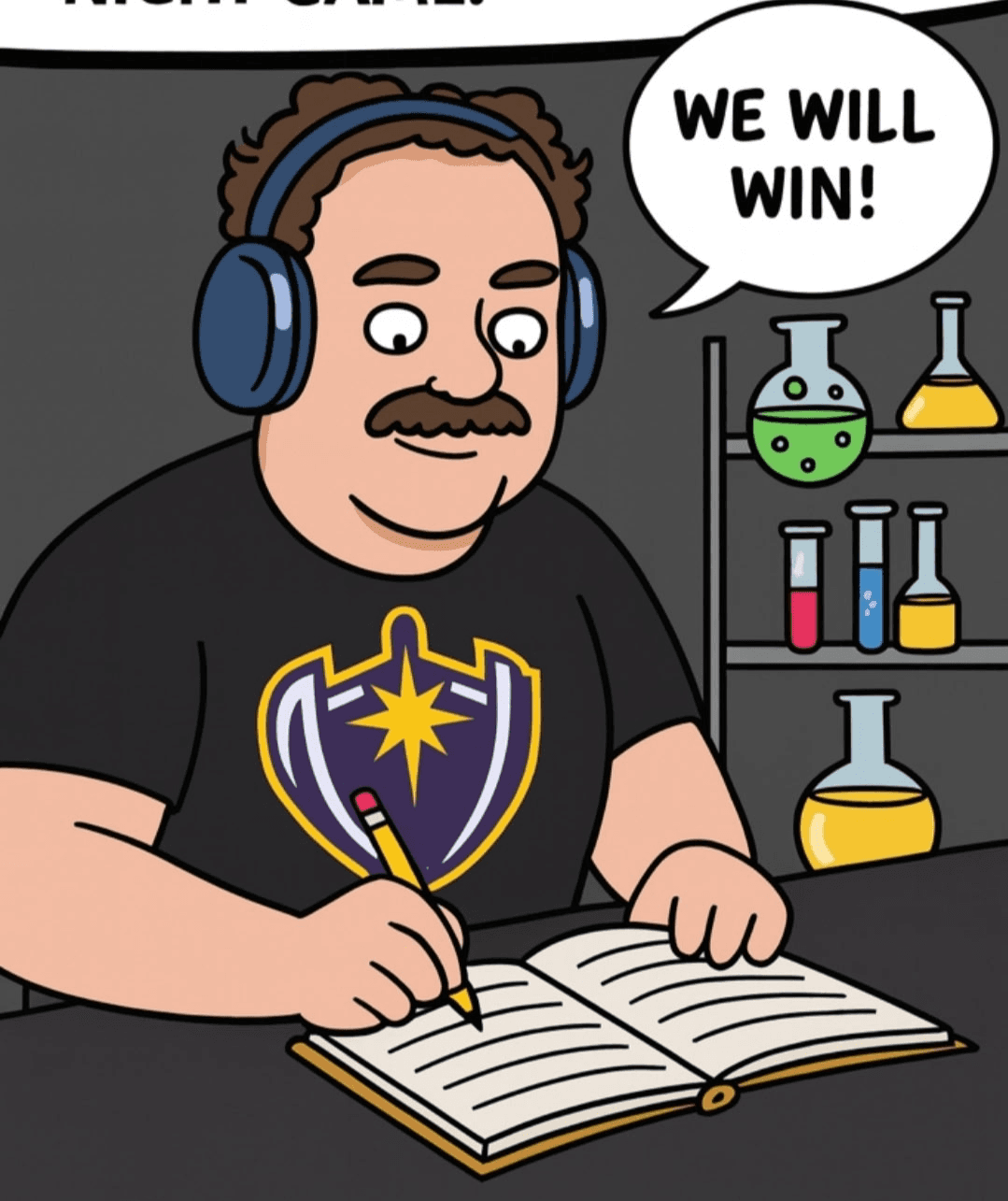 Rob in the Lab — We Will Win!